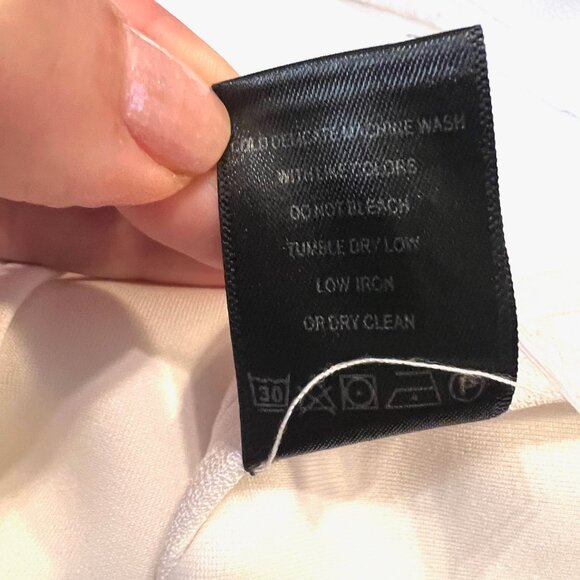 Kendall & Kylie-Lace Up Drawstring-Small-Sleeveless-Cut Outs-Stretch-White-Zip - Picture 16 of 16